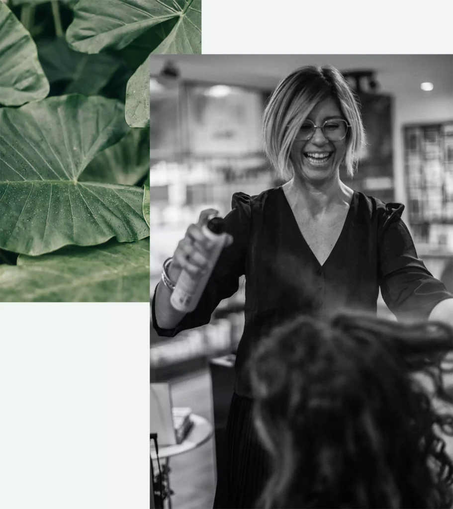 Plant-based hairdresser in Hossegor